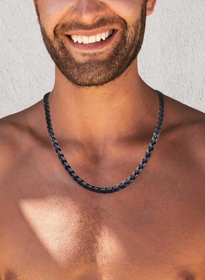 Jecanori Ultra Strength Magnetic Necklaces for Men & Women, Effective Stainless Steels Necklace with 62 Magnets - Image 3